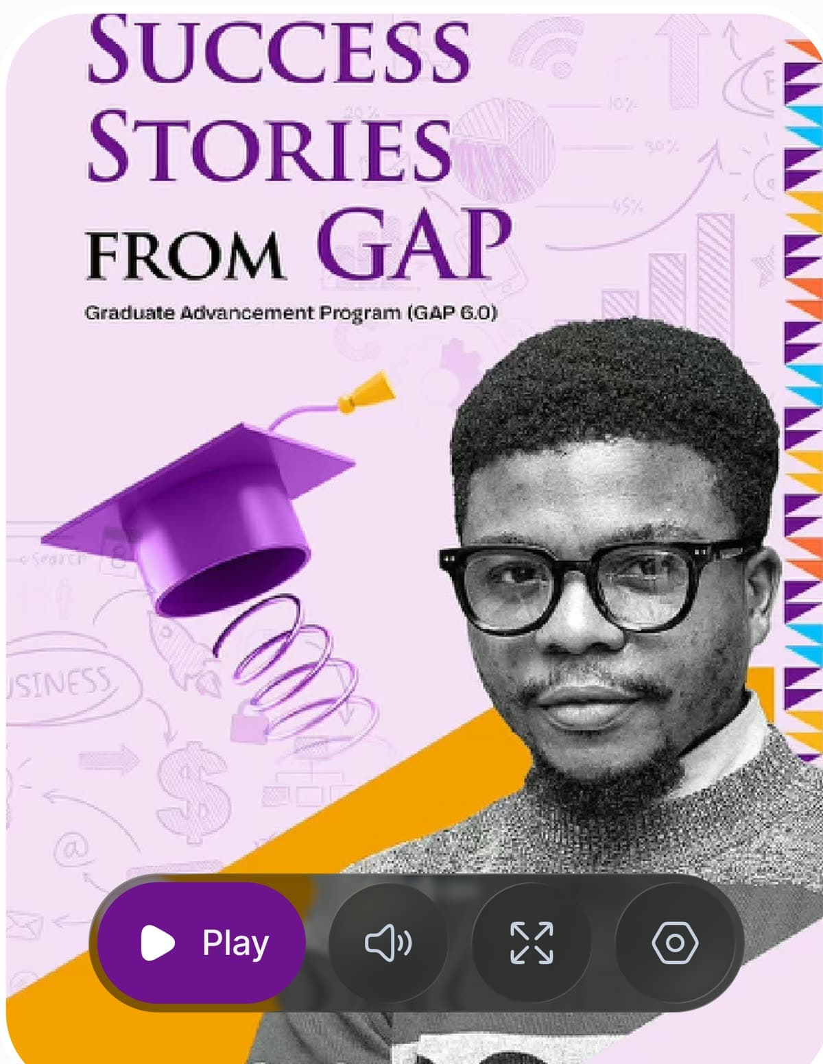 Graduate success story poster